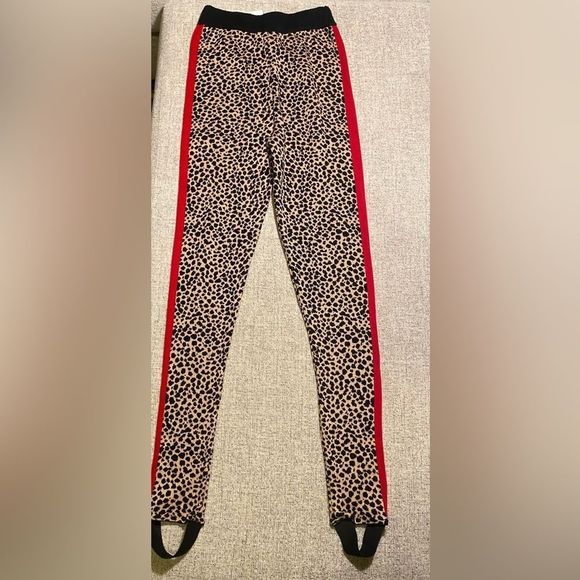 NWT ASOS Leopard Knitted Stirrup Leggings Womens 2 - Picture 9 of 12